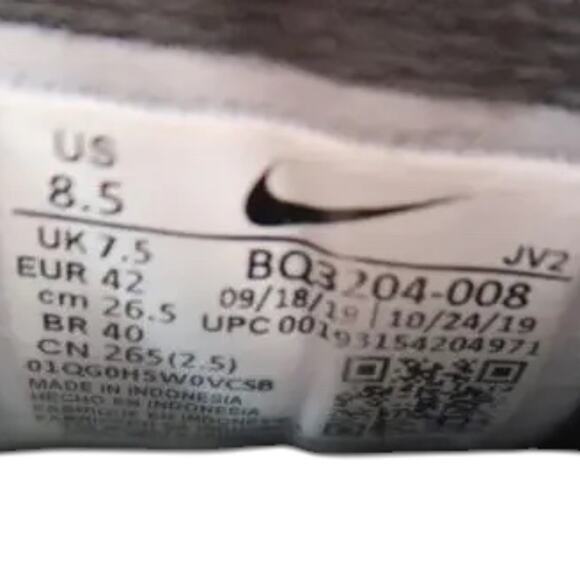 Nike Shoes Men 8.5 Athletic Sneaker Revolution Running Trainer Active Sport Grey - Picture 8 of 12